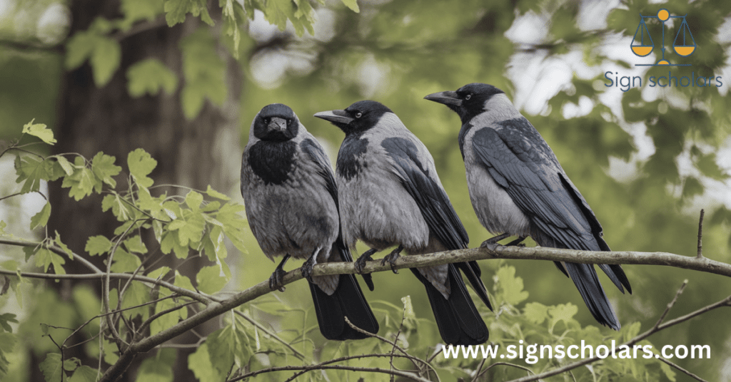 Seeing 3 crows