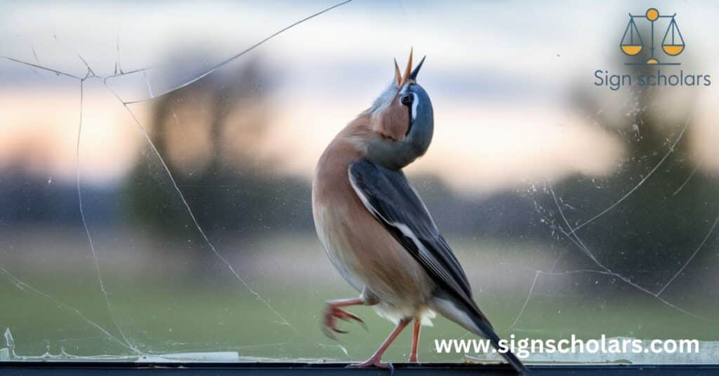 Bird Flying Into Window