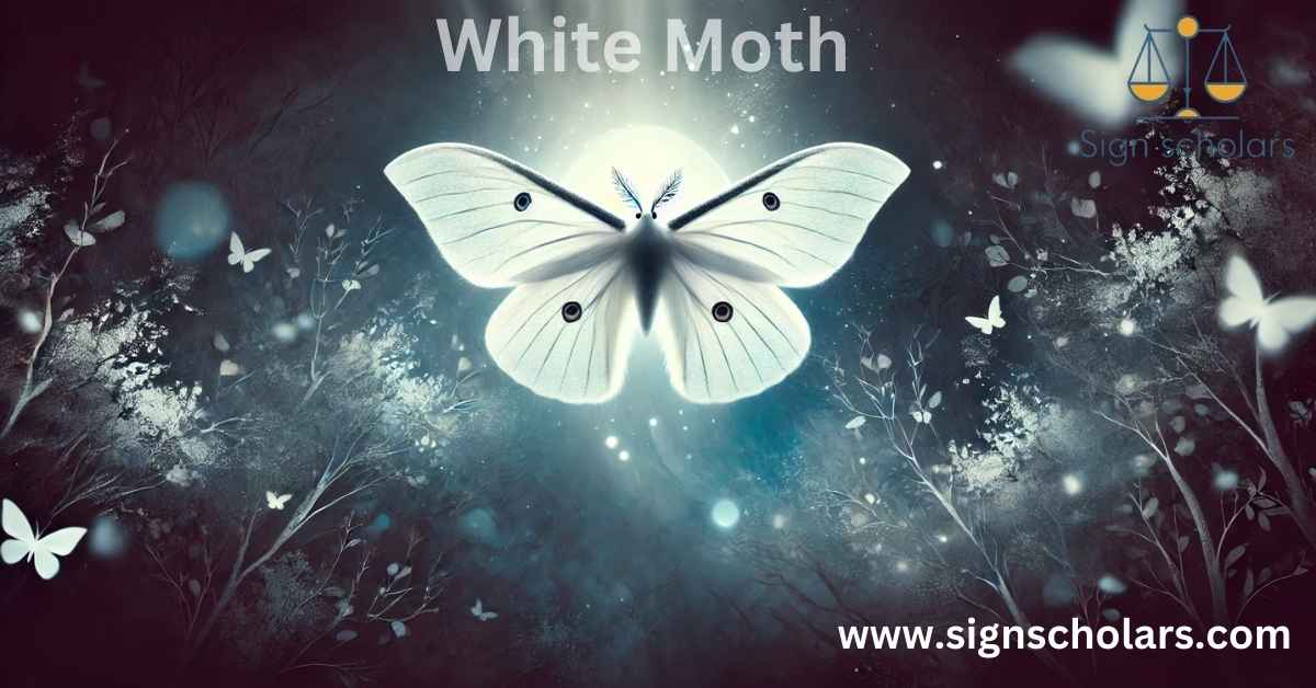 white moth