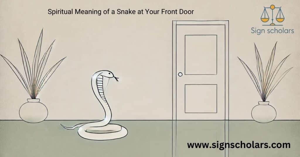 Spiritual Meaning of a Snake at Your Front Door