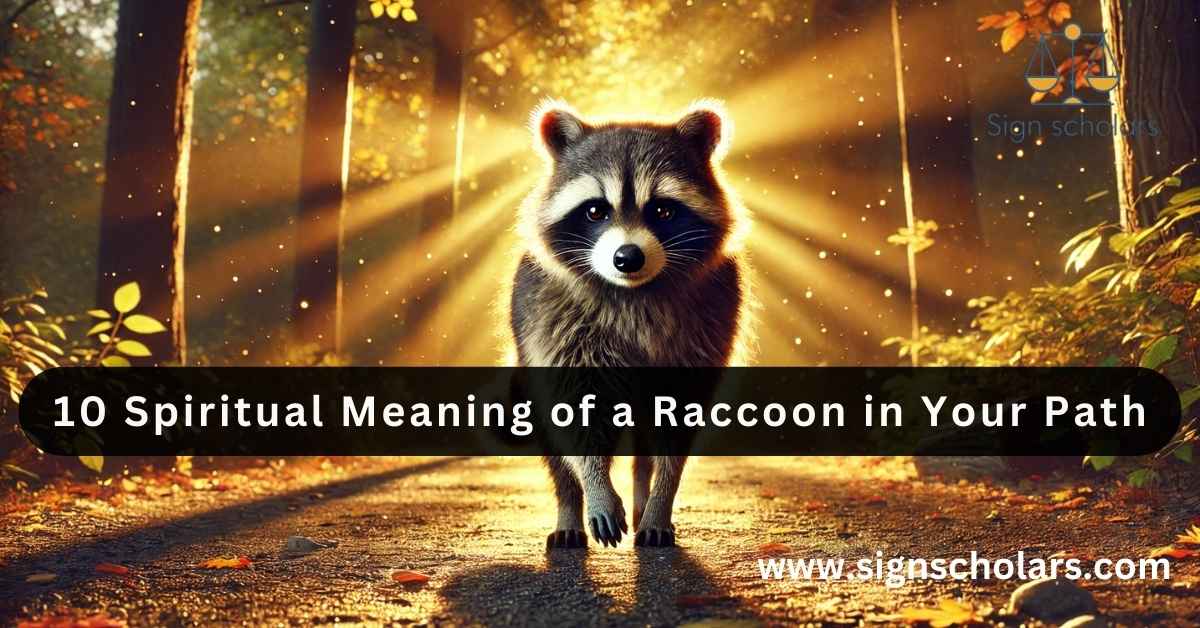 Raccoon in Your Path